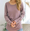 Women's Hey Fall Solid Top | Lavender